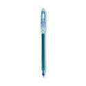 Neo-Gel Gel Pen, Stick, Fine 0.7 mm, Blue Ink, Translucent Blue Barrel, Dozen