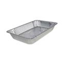 Aluminum Steam Table Pans, Full-Size Deep, 620 Gauge, 3.19" Deep, 12.81 x 20.75, 50/Carton