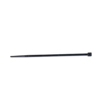 Nylon Cable Ties, 4 x 0.06, 18 lb, Black, 1,000/Pack