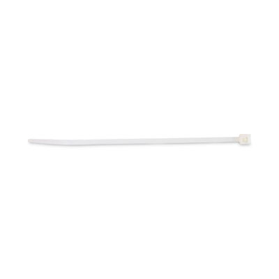 Nylon Cable Ties, 4 x 0.06, 18 lb, Natural, 1,000/Pack