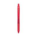 EnerGel-X Gel Pen, Retractable, Medium 0.7 mm, Red Ink, Translucent Red/Red Barrel, Dozen