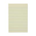 Recycled Self-Stick Note Pads, Note Ruled, 4