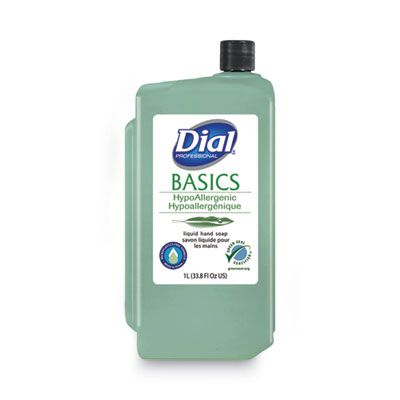 Basics MP Free Liquid Hand Soap Refill, Unscented, 1 L, 8/Carton