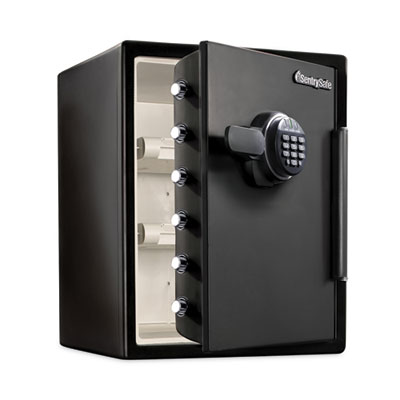 Fire-Safe with Digital Keypad Access, 2 cu ft, 18.67w x 19.38d x 23.88h, Black