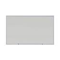 Deluxe Melamine Dry Erase Board, 60 x 36, Melamine White Surface, Silver Anodized Aluminum Frame