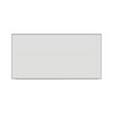 Deluxe Melamine Dry Erase Board, 96" x 48", White Surface, Anodized Aluminum Frame