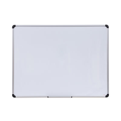 Magnetic Steel Dry Erase Marker Board, 48" x 36", White Surface, Satin Aluminum Frame