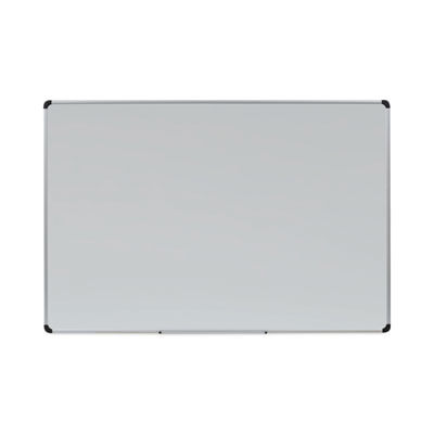 Magnetic Steel Dry Erase Marker Board, 72" x 48", White Surface, Satin Aluminum Frame