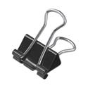 Binder Clips Value Pack, Small, Black/Silver, 36/Box