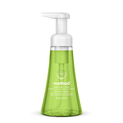 Foaming Hand Wash, Green Tea and Aloe Scent, 10 oz