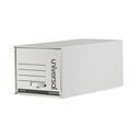 Heavy-Duty Storage Drawers, Letter Files, 14" x 25.5" x 11.5", White, 6/Carton