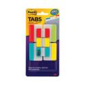 Plain Solid Color Tabs Value Pack, (66) 1/5-Cut 1" Wide, (48) 1/3-Cut 2" Wide, Assorted Colors and Sizes, 114/Pack