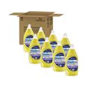 Manual Pot/Pan Dish Detergent, Lemon, 38 oz Bottle, 8/Carton