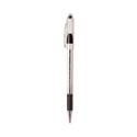 R.S.V.P. Ballpoint Pen Value Pack, Stick, Fine 0.7 mm, Black Ink, Clear/Black Barrel, 24/Pack