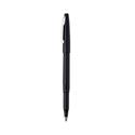 Rolling Writer Roller Ball Pen, Stick, Medium 0.8 mm, Black Ink, Black Barrel, Dozen