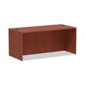 Alera Valencia Series Straight Front Desk Shell, 65" x 29.5" x 29.63", Medium Cherry