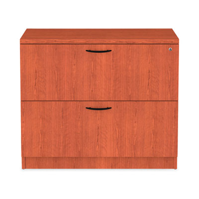 Alera Valencia Series Lateral File, 2 Legal/Letter-Size File Drawers, Medium Cherry, 34" x 22.75" x 29.5"