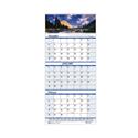 Earthscapes Recycled 3-Month Vertical Wall Calendar, Scenic Photography, 8 x 17, White Sheets, 14-Month (Dec-Jan): 2023-2025