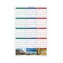 Earthscapes Recycled Reversible/Erasable Yearly Wall Calendar, Nature Photos, 18 x 24, White Sheets, 12-Month (Jan-Dec): 2025