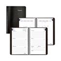 Academic Weekly/Monthly Planner, 8 x 5, Black Cover, 13-Month: July 2025 to Aug 2026