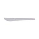 Plantware Compostable Cutlery, Knife, 6", Pearl White, 50/Pack, 20 Pack/Carton