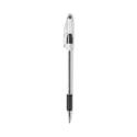 R.S.V.P. Ballpoint Pen Value Pack, Stick, Medium 1 mm, Black Ink, Clear/Black Barrel, 24/Pack