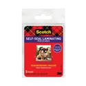 Self-Sealing Laminating Pouches, 9.5 Mil, 2.81" X 3.75", Gloss Clear, 5/pack