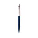 Jotter Ballpoint Pen, Retractable, Medium 1 mm, Blue Ink, Royal Blue/Chrome Barrel