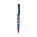 EnerGel NV Gel Pen, Stick, Fine 0.5 mm Needle Tip, Red Ink, Blue/Red Barrel, Dozen