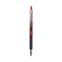 Sarasa Dry Gel X30 Gel Pen, Retractable, Medium 0.7 mm, Red Ink, Red/Black/Silver Barrel, 12/Pack