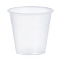 High-Impact Polystyrene Cold Cups, 3.5 oz, Translucent, 100 Cups/Sleeve, 25 Sleeves/Carton