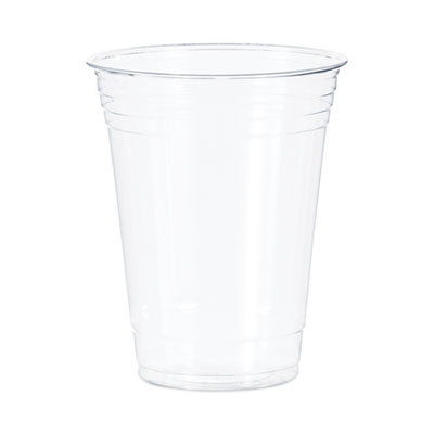 Ultra Clear PET Cups, Squat, 16 oz, 50/Bag, 20 Bags/Carton