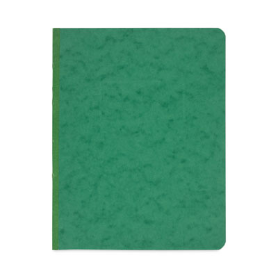 Pressboard Report Cover with Tyvek Reinforced Hinge, Two-Piece Prong Fastener, 3" Capacity, 8.5 x 11, Dark Green/Dark Green