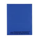 Classroom Connector Folders, 11 x 8.5, Blue, 25/Box