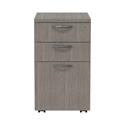 Alera Valencia Series Mobile Pedestal File, Left/Right, 3-Drawer: Box/Box/File, Legal/Letter, Gray, 15.88 x 20.5 x 28.39