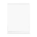 Classic Image Double-Sided Sign Holder, 8.5 x 11 Insert, Clear