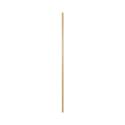 Threaded End Broom Handle, Lacquered Hardwood, 0.94" dia x 54", Natural