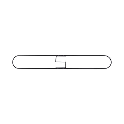 Clip-On Dust Mop Frame, 36w x 5d, Zinc Plated
