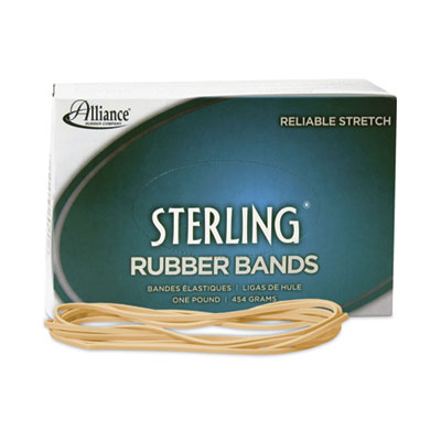 Sterling Rubber Bands, Size 117B, 0.06" Gauge, Crepe, 1 lb Box, 250/Box