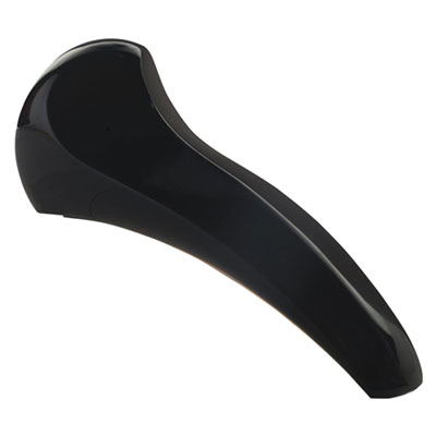 Standard Telephone Shoulder Rest, 2.63 x 7.5 x 2.25, Black