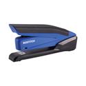 InPower One-Finger 3-in-1 Desktop Stapler with Antimicrobial Protection, 20-Sheet Capacity, Blue/Black