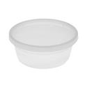 Newspring DELItainer Microwavable Container, 8 oz, 1.13 x 2.8 x 1.33, Clear, Plastic, 240/Carton