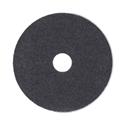 High Performance Stripping Floor Pads, 17" Diameter, Black, 5/Carton