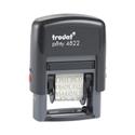 Printy Self-Inking Stamp, 12 Selectable Messages, 1.25" x 0.38", Red