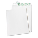 Tech-No-Tear Catalog Envelope, Paper Exterior, #10 1/2, Cheese Blade Flap, Self-Adhesive Closure, 9 x 12, White, 100/Box