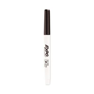 Low-Odor Dry-Erase Marker, Extra-Fine Bullet Tip, Black