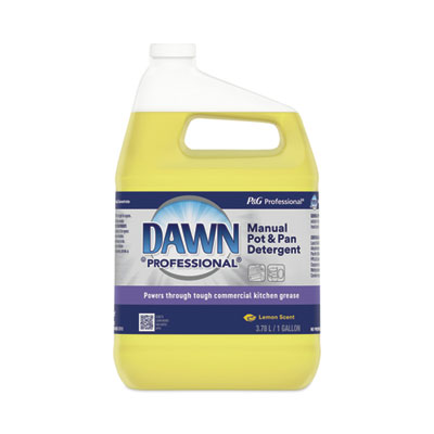 Manual Pot/Pan Dish Detergent, Lemon, 4/Carton