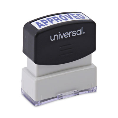 Message Stamp, APPROVED, Pre-Inked One-Color, Blue