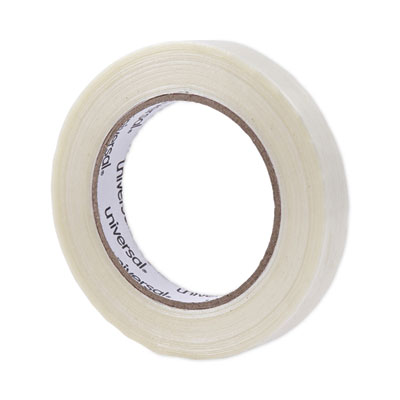 120# Utility Grade Filament Tape, 3" Core, 18 mm x 54.8 m, Clear