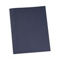 Two-Pocket Portfolios with Tang Fasteners, 0.5" Capacity, 11 x 8.5, Dark Blue, 25/Box